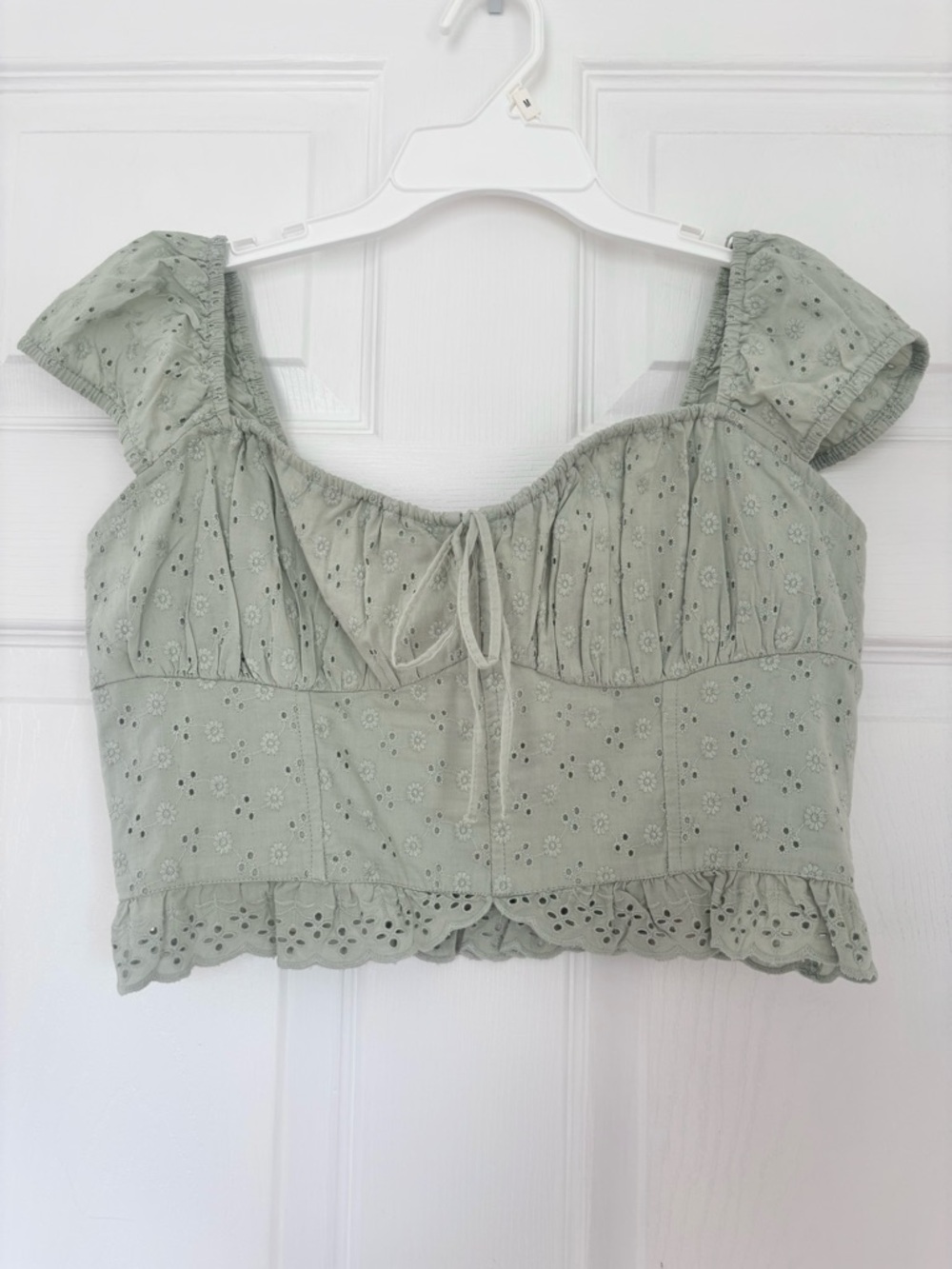 Hollister Eyelet Crop Top